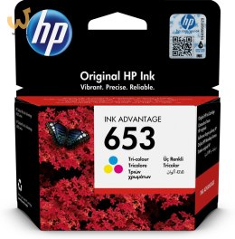 Tusz HP kolor HP 653, HP653=3YM74AE, 200 str.
