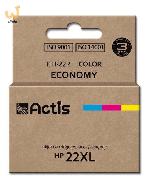 Actis KH-22R Tusz (zamiennik HP 22XL C9352A; Standard; 18 ml; kolor) Actis KH-22R Tusz (zamiennik HP 22XL C9352A; Standard; 18 ml; kolor)