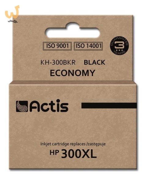 Actis KH-300BKR Tusz (zamiennik HP 300XL CC641EE; Standard; 15 ml; czarny) Actis KH-300BKR Tusz (zamiennik HP 300XL CC641EE; Standard; 15 ml; czarny)