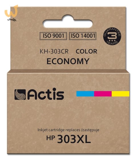 Actis KH-303CR Tusz (zamiennik HP 303XL T6N03AE; Premium; 18ml; 415 stron; kolorowy) Actis KH-303CR Tusz (zamiennik HP 303XL T6N03AE; Premium; 18ml; 415 stron; kolorowy)