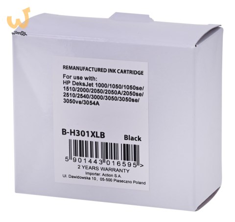 SUPERBULK Tusz do drukarki HP B-H301XLBk (zamiennik HP 301XL CH563) Standard czarny SUPERBULK Tusz do drukarki HP B-H301XLBk (zamiennik HP 301XL CH563) Standard czarny