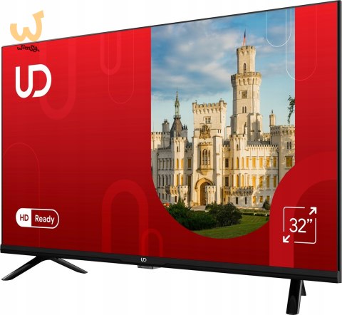 Telewizor 32" UD 32DW4210 HD, LED, PAL, SECAM, DVB-T2/S2 Telewizor 32" UD 32DW4210 HD, LED, PAL, SECAM, DVB-T2/S2