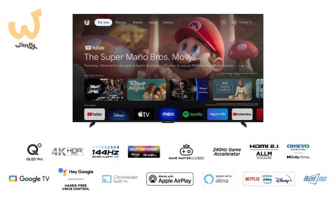 Telewizor TCL 98C655 QLED 98" 4K Ultra HD 120Hz Google TV Dolby Vision IQ Titan Telewizor TCL 98C655 QLED 98" 4K Ultra HD 120Hz Google TV Dolby Vision IQ Titan