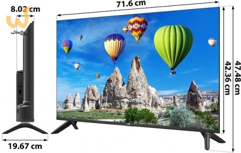 Telewizor TV 32" LIN 32LHD1810 Slim HD Ready DVB-T2 Telewizor TV 32" LIN 32LHD1810 Slim HD Ready DVB-T2