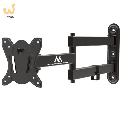 MACLEAN UCHWYT DO TELEWIZORA LUB MONITORA MAX. VESA 100X100, 13-32", 30KG, CZARNY MC-417 MACLEAN UCHWYT DO TELEWIZORA LUB MONITORA MAX. VESA 100X100, 13-32", 30KG, CZARNY MC-417