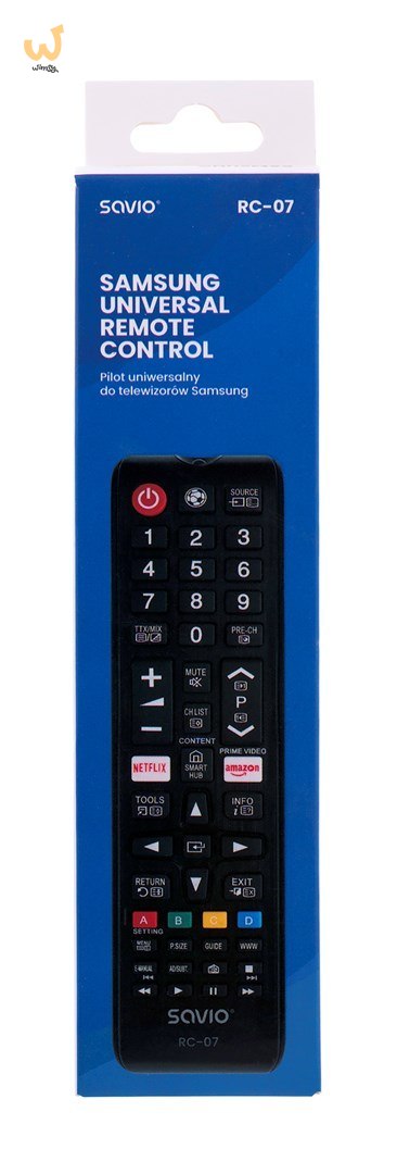 Pilot uniwersalny SAVIO RC-07 (telewizory) Pilot uniwersalny SAVIO RC-07 (telewizory)