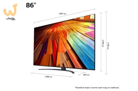 Telewizor 86" LG 86UT81003LA Telewizor 86" LG 86UT81003LA