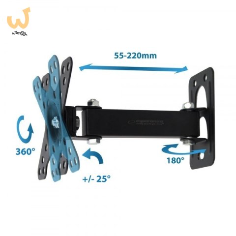 ESPERANZA UCHWYT DO TV 12''-50'' HORUS ERW011 ESPERANZA UCHWYT DO TV 12''-50'' HORUS ERW011