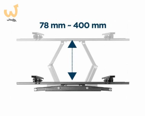 GEMBIRD UCHWYT ŚCIENNY LCD 37"-70" VESA MAX 600 X 400MM, DO 35KG GEMBIRD UCHWYT ŚCIENNY LCD 37"-70" VESA MAX 600 X 400MM, DO 35KG