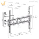 MACLEAN UCHWYT DO TELEWIZORA 37-70" 35KG MAX VESA 600X400 MC-798N