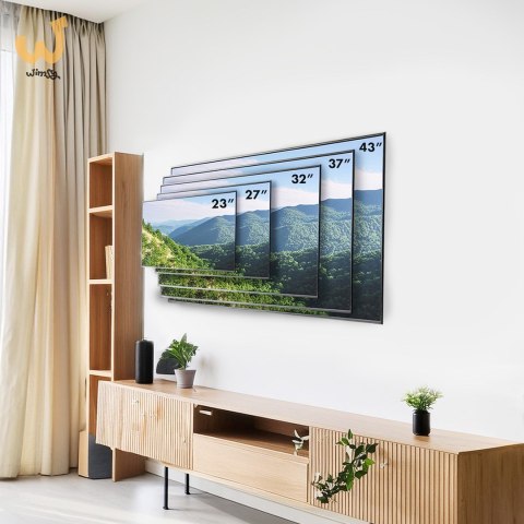 MACLEAN UCHWYT DO TELEWIZORA LUB MONITORA, MAX. VESA 200X200, 23-43", 30KG, CZARNY MC-418 MACLEAN UCHWYT DO TELEWIZORA LUB MONITORA, MAX. VESA 200X200, 23-43", 30KG, CZARNY MC-418