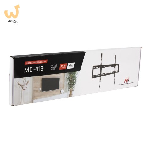 MACLEAN UCHWYT DO TV MAX VESA 600X400, 32-80", 45KG, REG. ODCHYLENIA +0°~-10° MC-413 MACLEAN UCHWYT DO TV MAX VESA 600X400, 32-80", 45KG, REG. ODCHYLENIA +0°~-10° MC-413