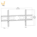 MACLEAN UCHWYT DO TV MAX VESA 800X400, 43-120", 120KG MC-420