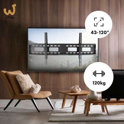 MACLEAN UCHWYT DO TV MAX VESA 800X400, 43-120", 120KG MC-420 MACLEAN UCHWYT DO TV MAX VESA 800X400, 43-120", 120KG MC-420