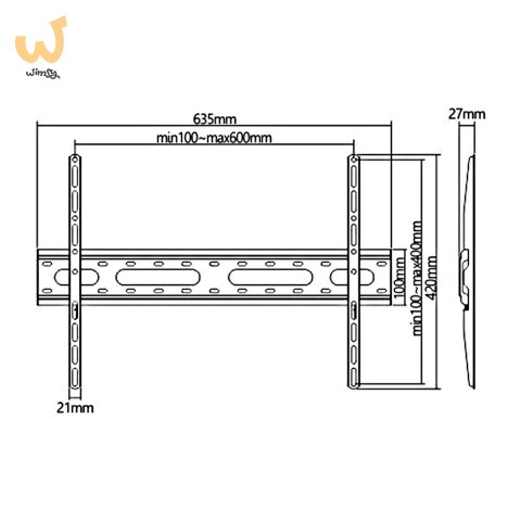 MACLEAN UCHWYT EKONOMICZNY TV 31-70" 45KG MC-939 MACLEAN UCHWYT EKONOMICZNY TV 31-70" 45KG MC-939