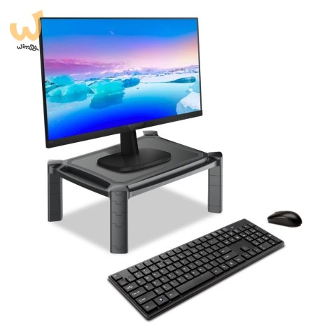 TECHLY STOLIK PODSTAWKA POD MONITOR Z REGULACJĄ WY TECHLY STOLIK PODSTAWKA POD MONITOR Z REGULACJĄ WY