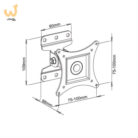 TECHLY UCHWYT ŚCIENNY TV LED/LCD 13-30 CALI 23KG O TECHLY UCHWYT ŚCIENNY TV LED/LCD 13-30 CALI 23KG O