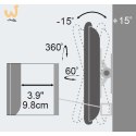 TECHLY UCHWYT ŚCIENNY TV LED/LCD 13-30 CALI 23KG O