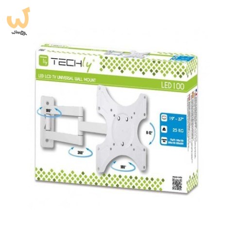 TECHLY UCHWYT ŚCIENNY TV LED/LCD 19-37 CALI 25KG O TECHLY UCHWYT ŚCIENNY TV LED/LCD 19-37 CALI 25KG O