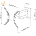 TECHLY UCHWYT ŚCIENNY TV LED/LCD 23-55 CALI 45KG O