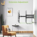 TECHLY UCHWYT ŚCIENNY TV LED/LCD 23-55 CALI 45KG O
