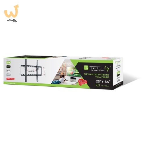 TECHLY UCHWYT ŚCIENNY TV LED/LCD 23-55 CALI 45KG U TECHLY UCHWYT ŚCIENNY TV LED/LCD 23-55 CALI 45KG U