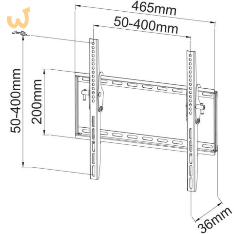 TECHLY UCHWYT ŚCIENNY TV LED/LCD 23-55 CALI 45KG U TECHLY UCHWYT ŚCIENNY TV LED/LCD 23-55 CALI 45KG U