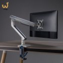 Uchwyt biurkowy gazowy do 1 monitora LED/LCD 17-32" L-19GD ART (2-9kg 2xUSB 3.0 PREMIUM ALU)