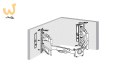 Uchwyt do TV LED/LCD 32-70" 45KG AR-85 reg. pion/poziom NAROŻNY 622mm