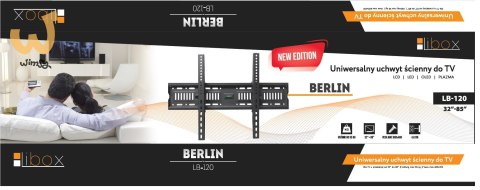 Uchwyt ścienny do telewizora Libox Berlin LB-120 (ścienne; 37" - 70"; max. 50kg) Uchwyt ścienny do telewizora Libox Berlin LB-120 (ścienne; 37" - 70"; max. 50kg)