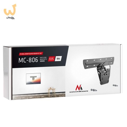 Uchwyt ścienny do telewizora Maclean MC-806 (ścienne; 50" - 65"; max. 50kg) Uchwyt ścienny do telewizora Maclean MC-806 (ścienne; 50" - 65"; max. 50kg)