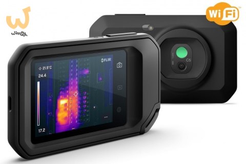 FLIR KAMERA TERMOWIZYJNA Z TECHNOLOGIĄ POPRAWY OBRAZU MSX WI-FI I ŁĄCZNOŚCIĄ W CHMURZE, 160X120PX, DO 400STC, FOV 54X42ST, C5 FLIR KAMERA TERMOWIZYJNA Z TECHNOLOGIĄ POPRAWY OBRAZU MSX WI-FI I ŁĄCZNOŚCIĄ W CHMURZE, 160X120PX, DO 400STC, FOV 54X42ST, C5