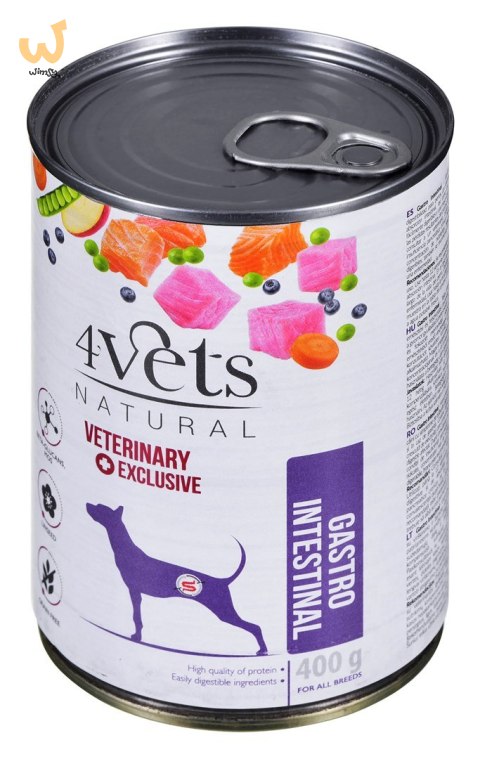 4VETS Natural Gastro Intestinal Dog - mokra karma dla psa - 400 g 4VETS Natural Gastro Intestinal Dog - mokra karma dla psa - 400 g