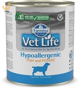 FARMINA Vet Life Hypoallergenic Fish & Potato Canine - mokra karma dla psa - 300g