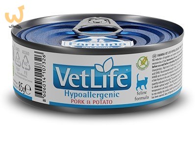 FARMINA Vet Life Hypoallergenic Pork & Potato - mokra karma dla kota - 85 g FARMINA Vet Life Hypoallergenic Pork & Potato - mokra karma dla kota - 85 g