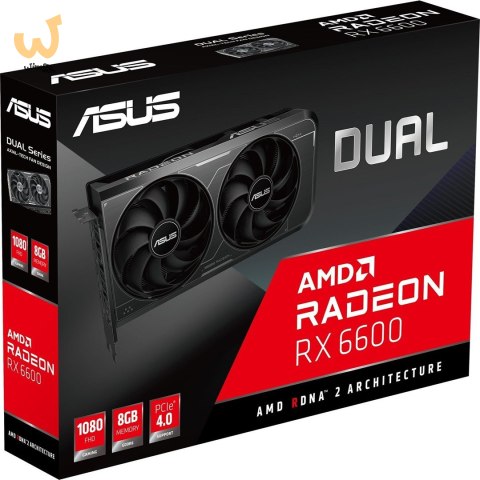 Karta graf. ASUS Dual Radeon RX 6600 V3 8GB Karta graf. ASUS Dual Radeon RX 6600 V3 8GB