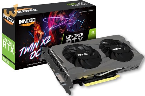 Karta graficzna INNO3D GeForce RTX 3050 TWIN X2 OC 8GB GDDR6 Karta graficzna INNO3D GeForce RTX 3050 TWIN X2 OC 8GB GDDR6