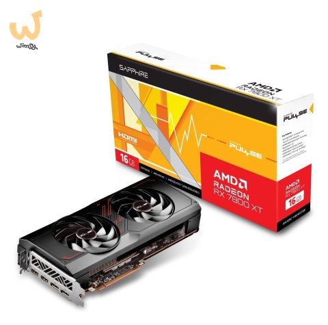 Karta graficzna SAPPHIRE RADEON RX 7800 XT PULSE GAMING 16GB GDDR6 DUAL Karta graficzna SAPPHIRE RADEON RX 7800 XT PULSE GAMING 16GB GDDR6 DUAL