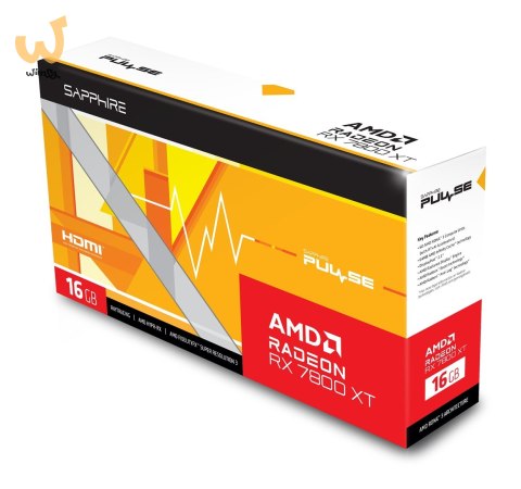 Karta graficzna SAPPHIRE RADEON RX 7800 XT PULSE GAMING 16GB GDDR6 DUAL Karta graficzna SAPPHIRE RADEON RX 7800 XT PULSE GAMING 16GB GDDR6 DUAL