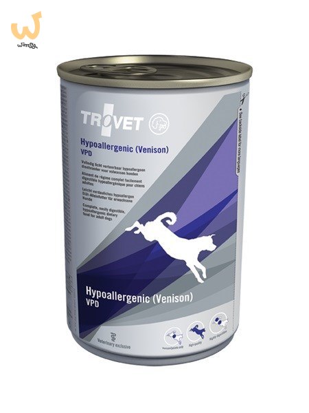 TROVET Hypoallergenic VPD z dziczyzną - mokra karma dla psa - 400 g TROVET Hypoallergenic VPD z dziczyzną - mokra karma dla psa - 400 g