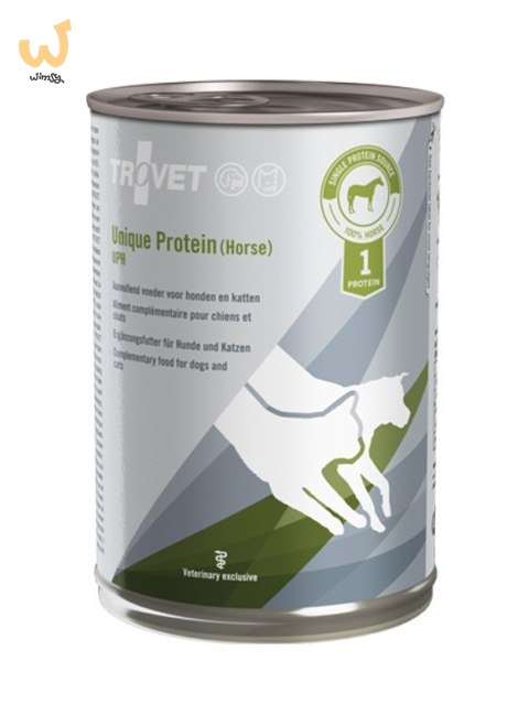 TROVET Unique Protein UPH z koniną - mokra karma dla psa i kota - 400 g TROVET Unique Protein UPH z koniną - mokra karma dla psa i kota - 400 g