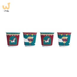 Bialetti zestaw 4 filiżanek do espresso Winter Wonderland
