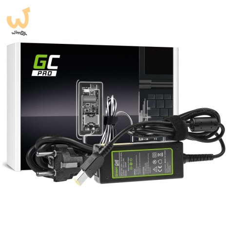 GREEN CELL ZASILACZ AD64P LENOVO 20V 2.25A 40W GREEN CELL ZASILACZ AD64P LENOVO 20V 2.25A 40W