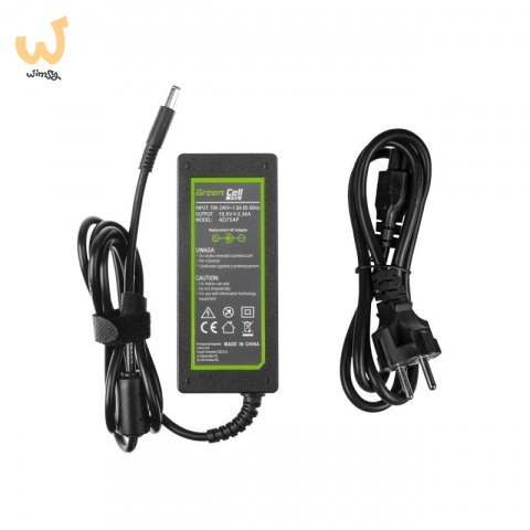 GREEN CELL ZASILACZ AD75AP DELL 19V 3.42A 65W GREEN CELL ZASILACZ AD75AP DELL 19V 3.42A 65W