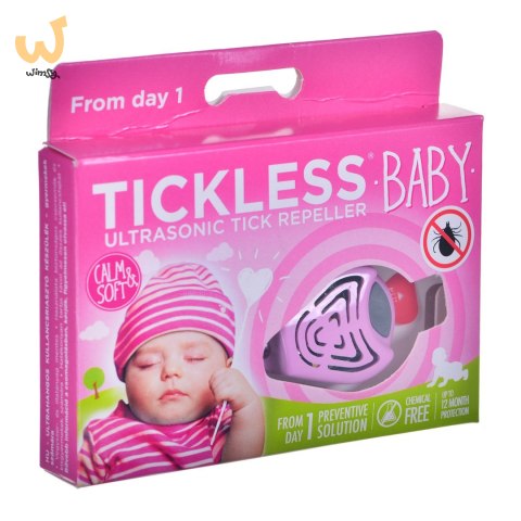 Odstraszacz kleszczy dla dzieci TickLess różowy Odstraszacz kleszczy dla dzieci TickLess różowy