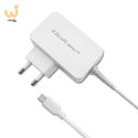 QOLTEC ZASILACZ SIECIOWY 65W | 5-20.3V | 2-3.25A | USB TYP C | PD | BIAŁY