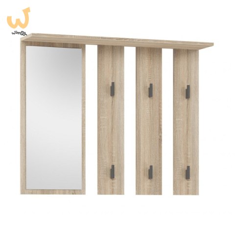 Wieszak + lustro PARMA 100x15xH.81,5 sonoma