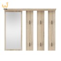 Wieszak + lustro PARMA 100x15xH.81,5 sonoma