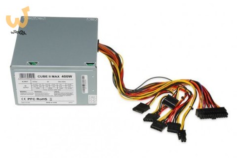 Zasilacz IBOX CUBE II 400W 12 CM FAN ZIC2400W12CMFA (400 W) Zasilacz IBOX CUBE II 400W 12 CM FAN ZIC2400W12CMFA (400 W)