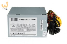 Zasilacz IBOX CUBE II 500W 12 CM FAN ZIC2500W12CMFA